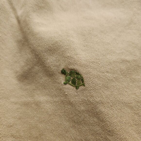 J. Crew Chino Mini Skirt Womens Sz 6 Khaki Embroidered Turtle Vet Zoo Ms.Frizzle - Picture 3 of 9